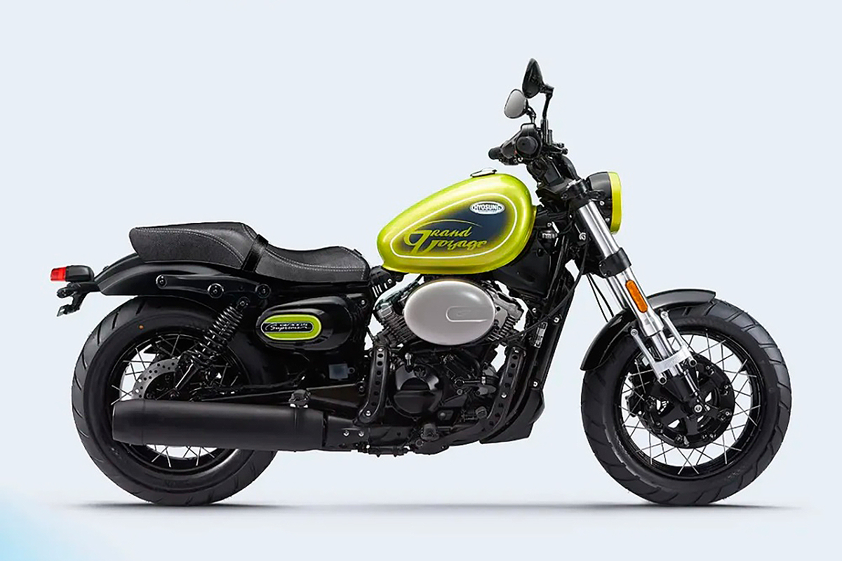 La nueva Hyosung GV300S 2022 en acabado Magic Yellow