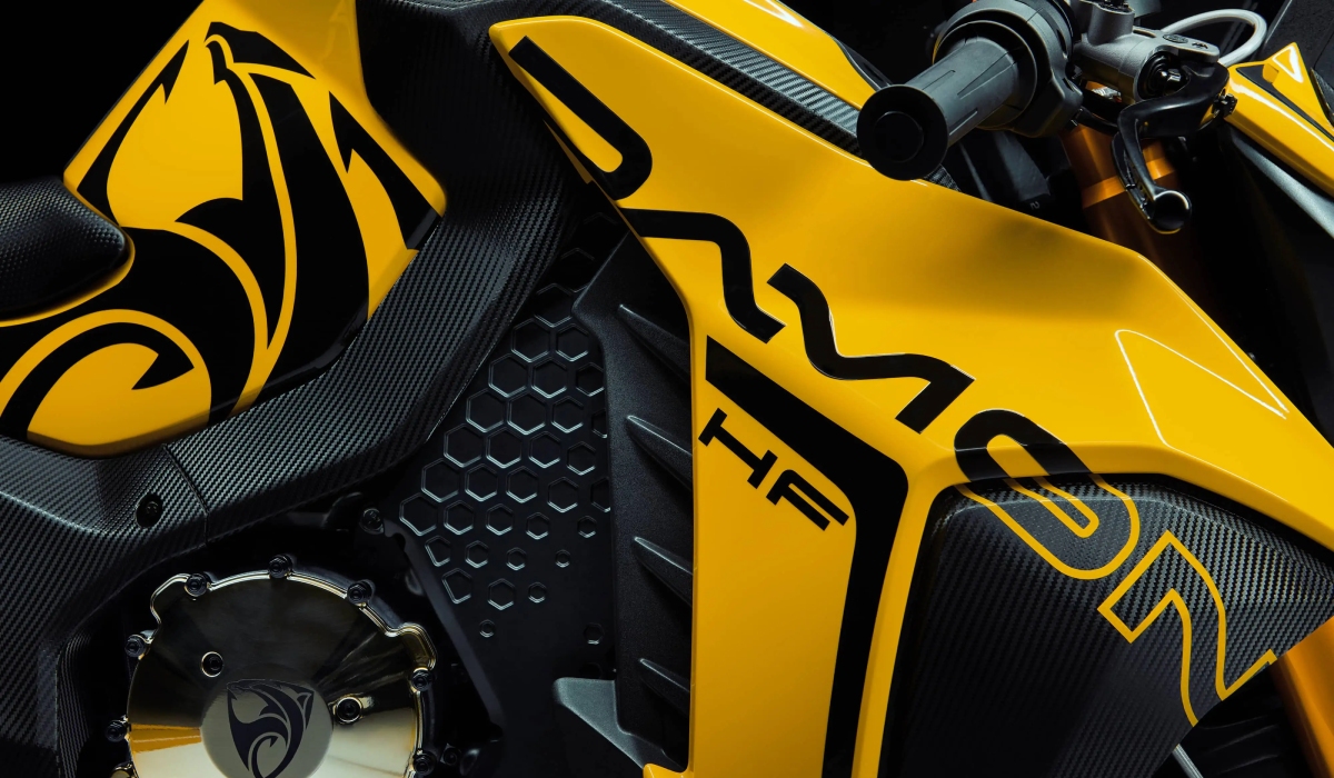 Un detalle de la nueva Damon HyperFighter Colossus