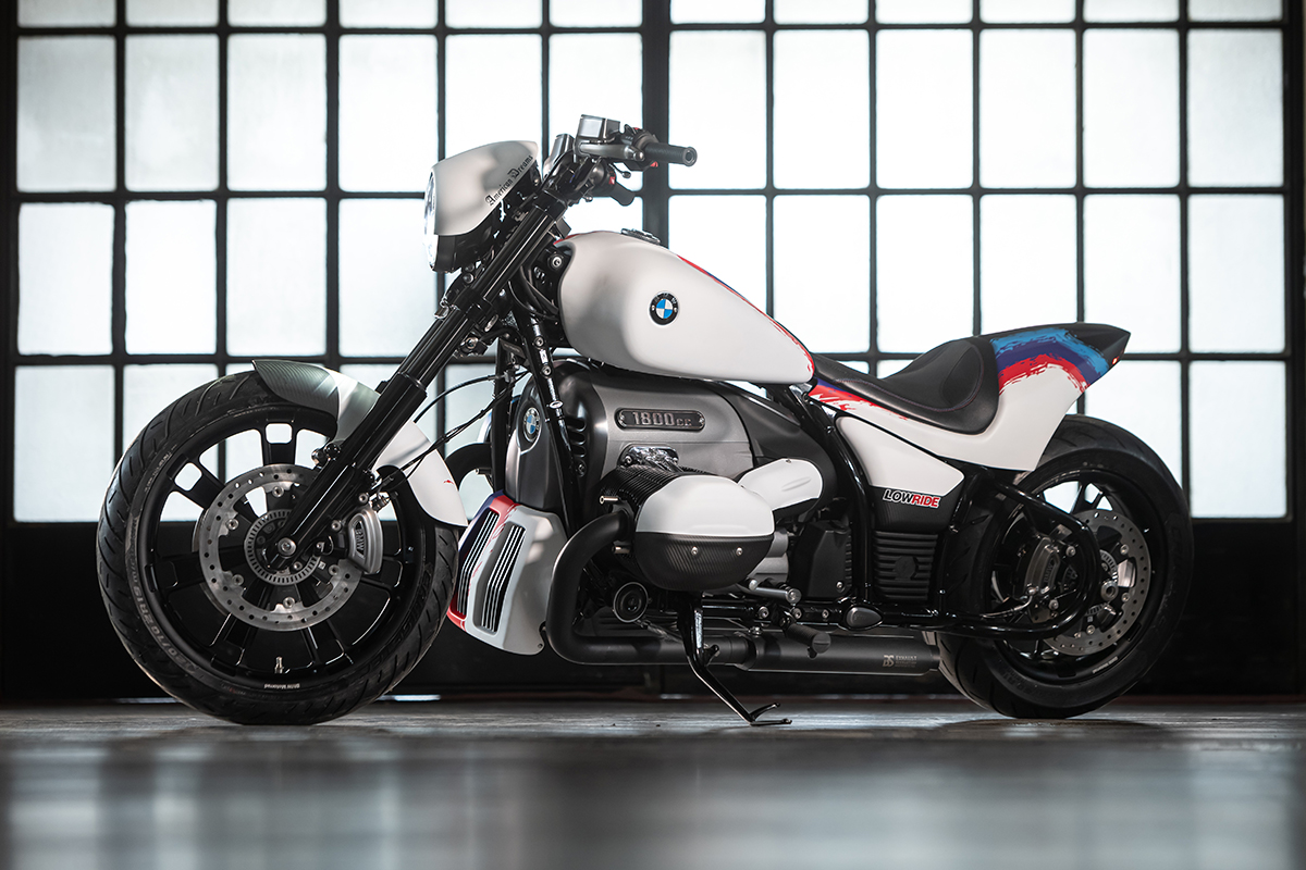 La BMW R 18 M, un diseño bicolor espectacular firmado por los chicos de Low Ride