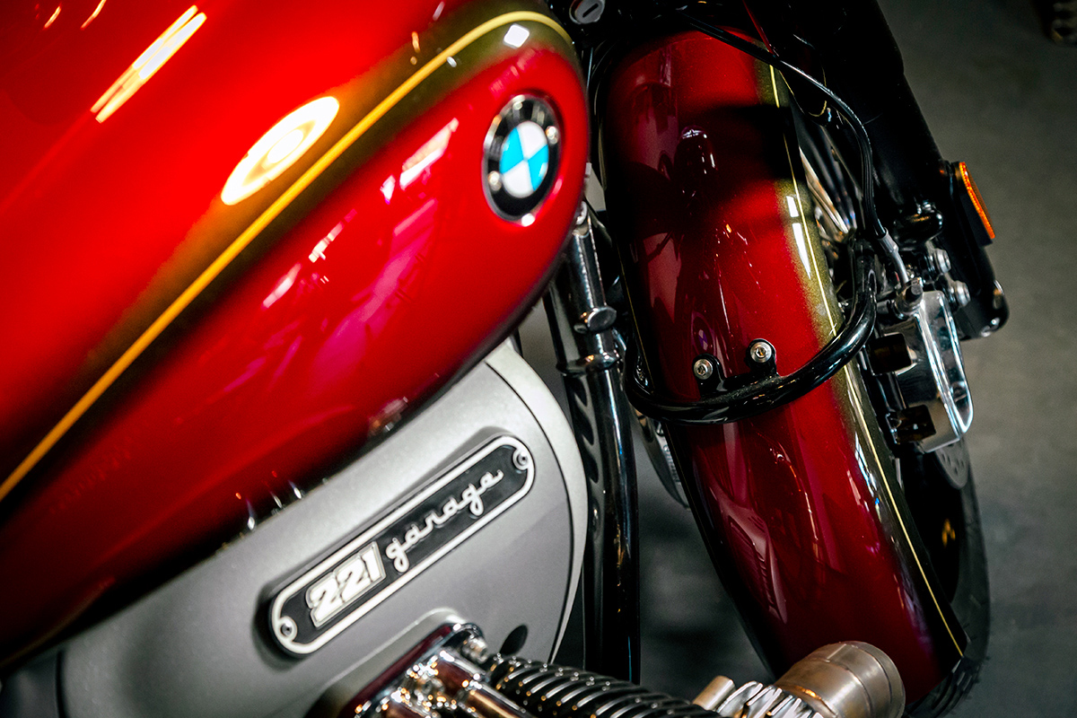 Más detalles de la BMW R 18 Aurora customizada por Garage 221