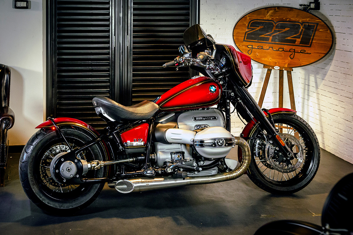 La BMW R 18 Aurora tiene un nuevo escape diseñado y customizado por Leo Vince