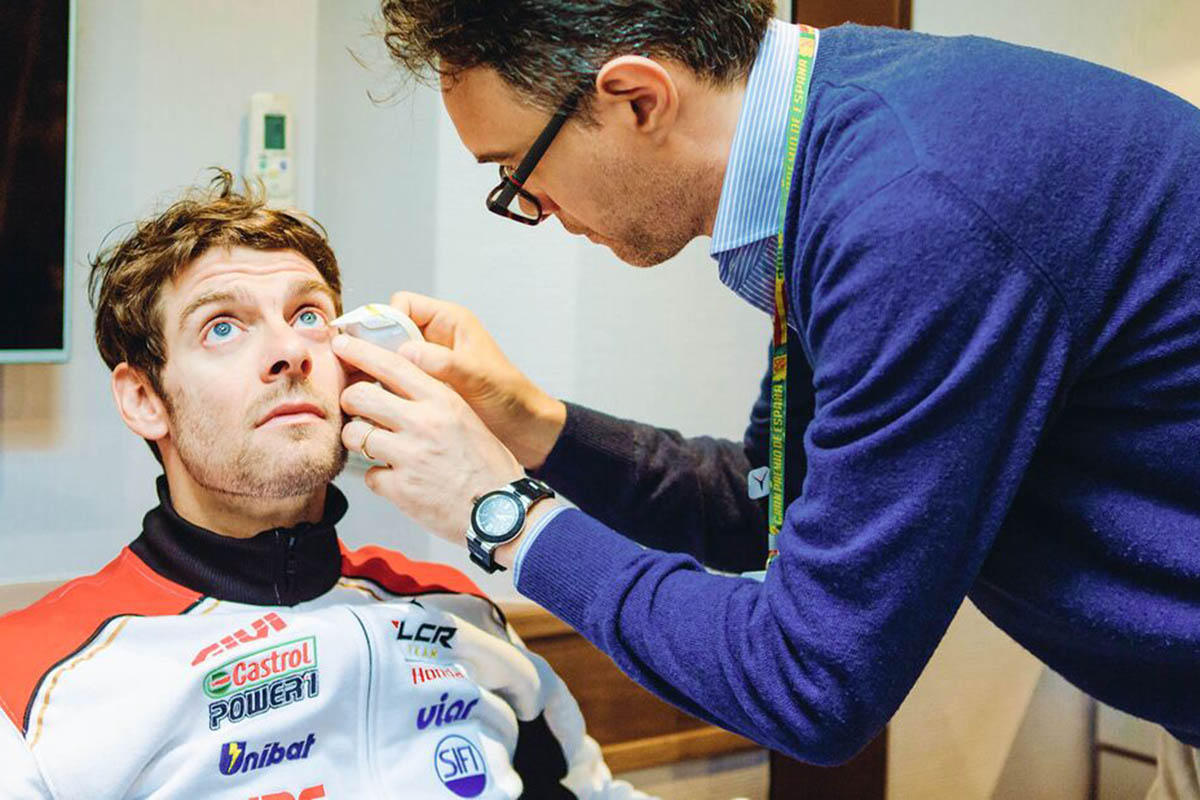 Hasta nueve minutos sin parpadear aguanta un piloto de MotoGP