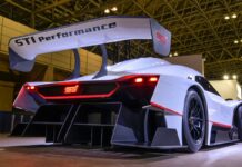 Presentación del Subaru STI E-RA Concept en el Salón del Automóvil de Tokio 2022