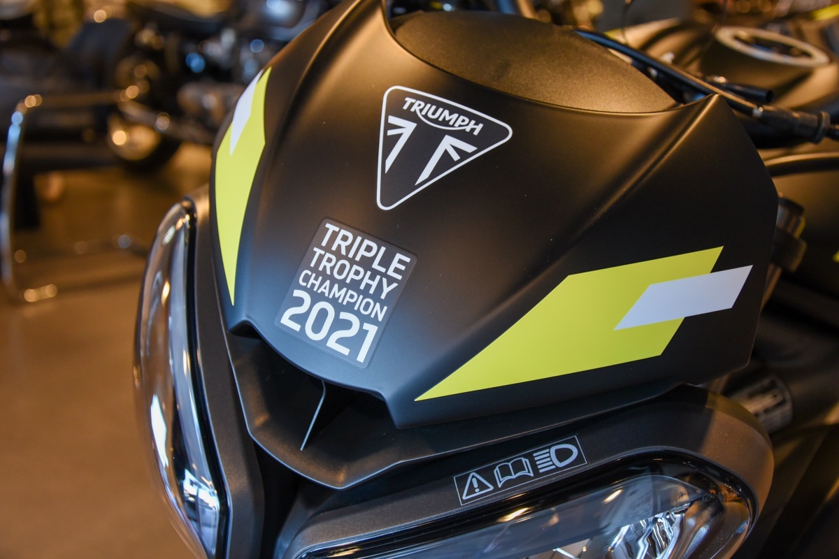Detalle de la Triumph Street Triple RS