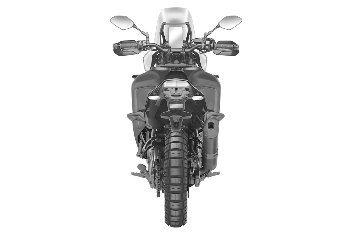 Yamaha Tenere 700 Raid Adventure - trasera