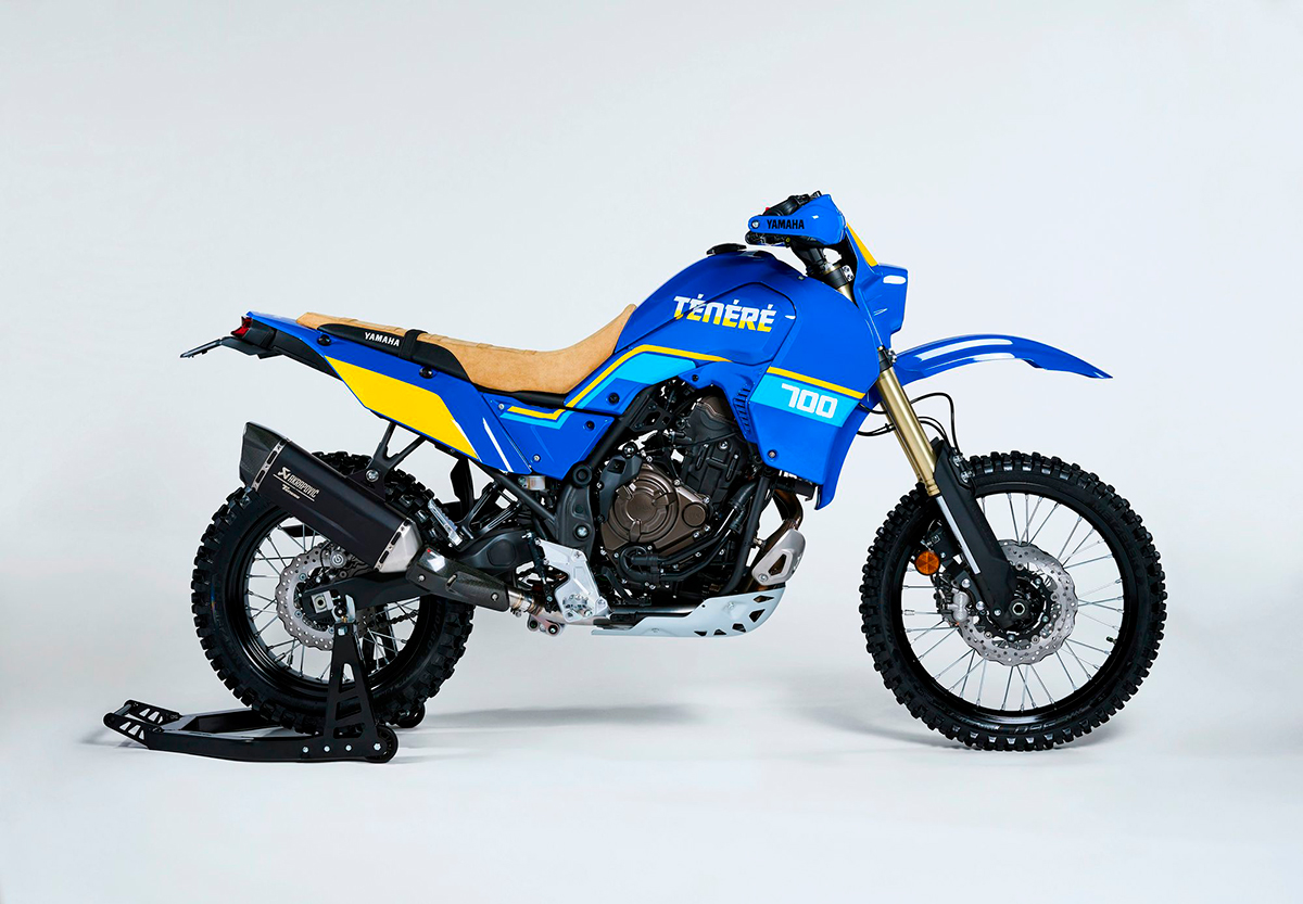 El kit Heritage Yamaha de la Ténéré 700 tiene un coste de 3.900 euros