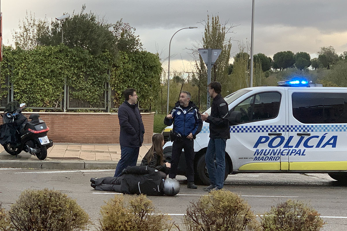 Accidente de moto en Francia