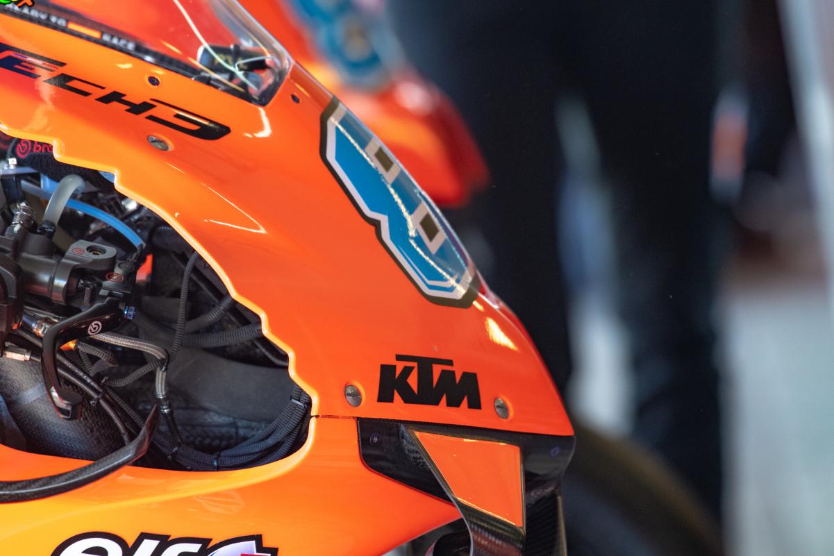 El carenado "mordido" de KTM