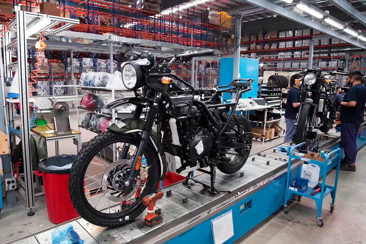 La Royal Enfield Himalayan en su fase final