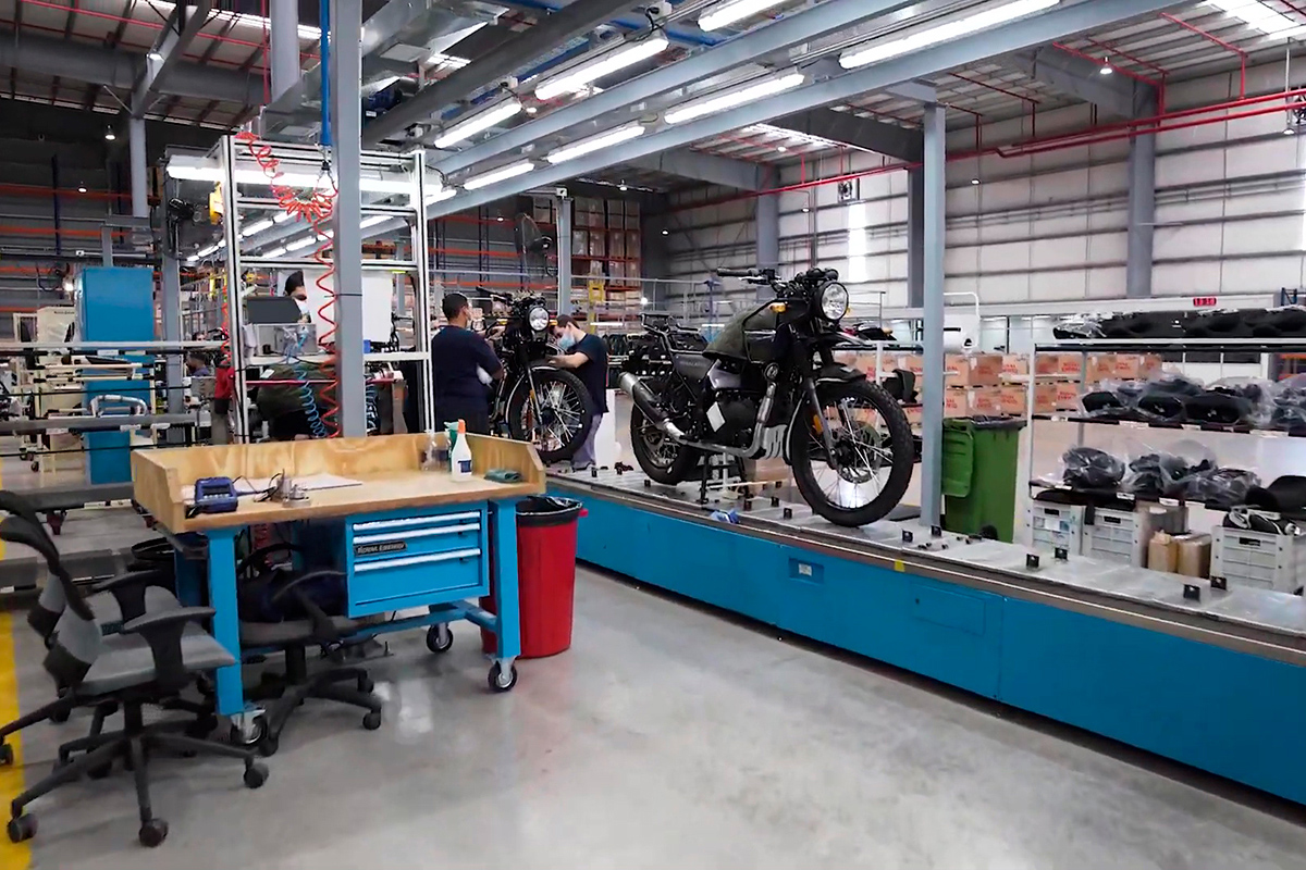 La Royal Enfield Himalayan, al desnudo