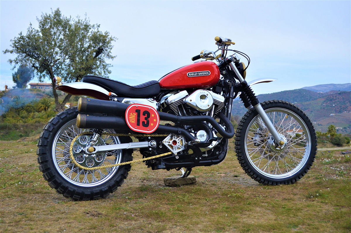 La Bultracker 13 es una atrevida mezcla de Bultaco Matador y Harley Scrambler