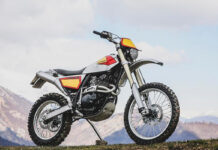 La Cagiva T4 350 E se ha convertido en una enduro actual: así es la Motorobica Torcola