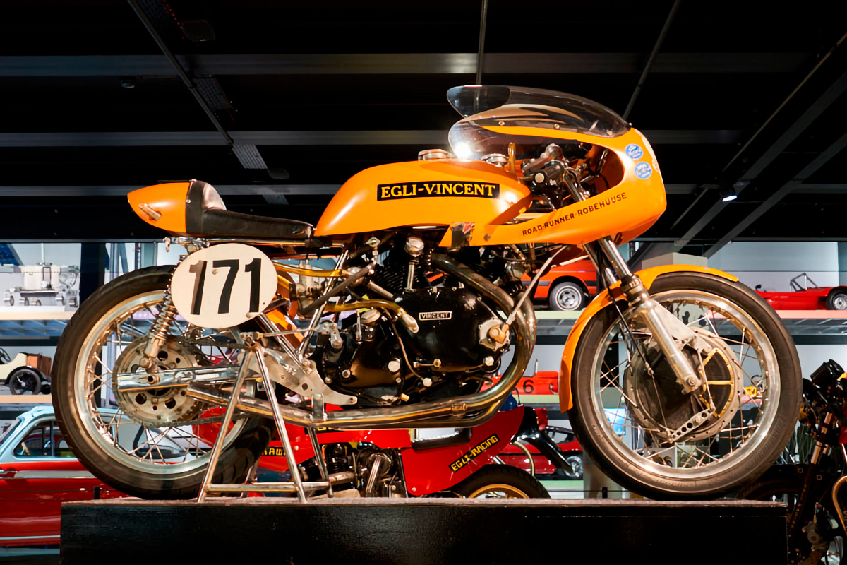 Una Egli Vincent EV67D restaurada