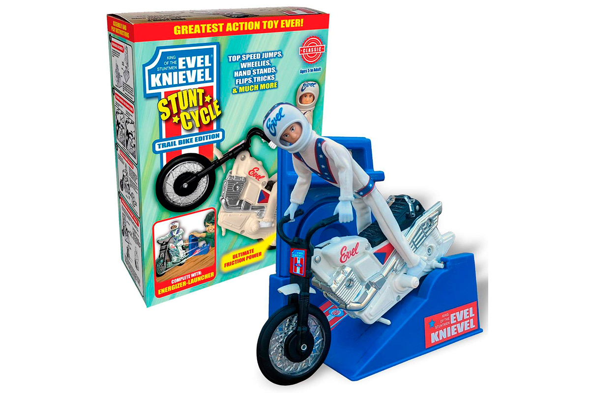 El juguete de Evel Knievel ya se puede comprar en Estados Unidos... Aunque los envíos a España son un poco caros