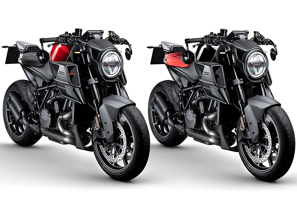 La KTM Brabus 1300 R se podrá elegir en dos acabados diferentes