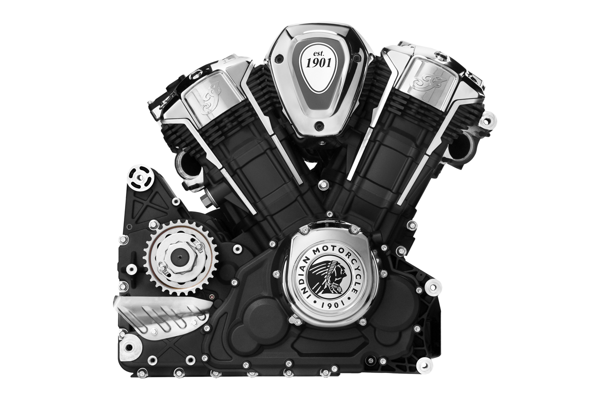 El motor PowerPlus V-Twin de Indian Motorcycle, una bestia de 1.769 cc, 121 CV y 178 Nm de par máximo