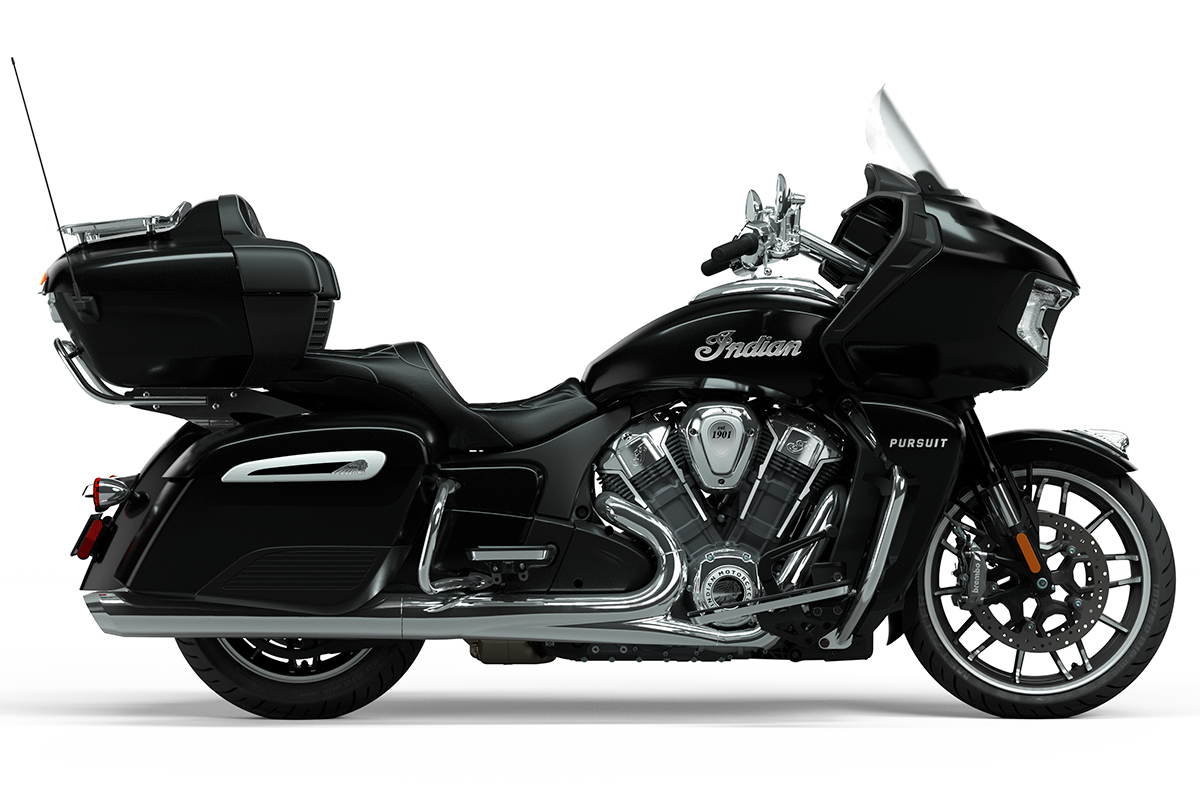 La nueva Indian Pursuit Limited en acabado Black Metallic