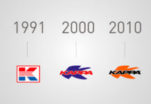 La evolución del logo de Kappa a través de los años
