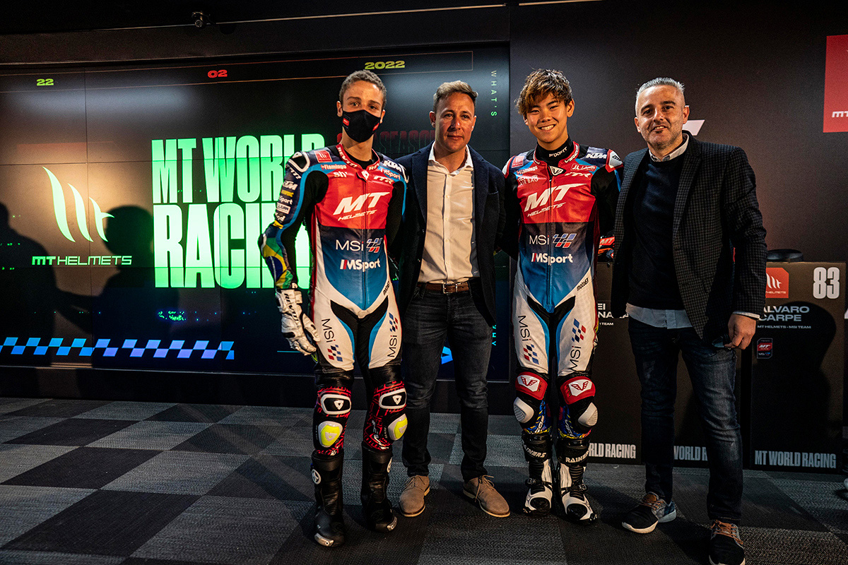 El equipo MT Helmets – MSI Spain Team para el Mundial 2022 de Moto3