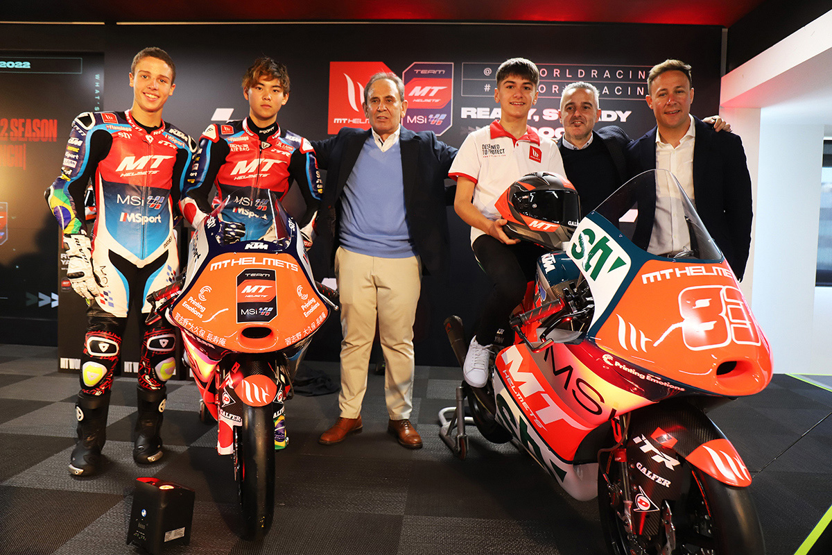 La estructura al completo del equipo MT Helmets – MSI Spain Team 2022