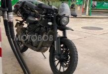Primera foto de la nueva Triumph trail asfáltica para la baja-media cilindrada