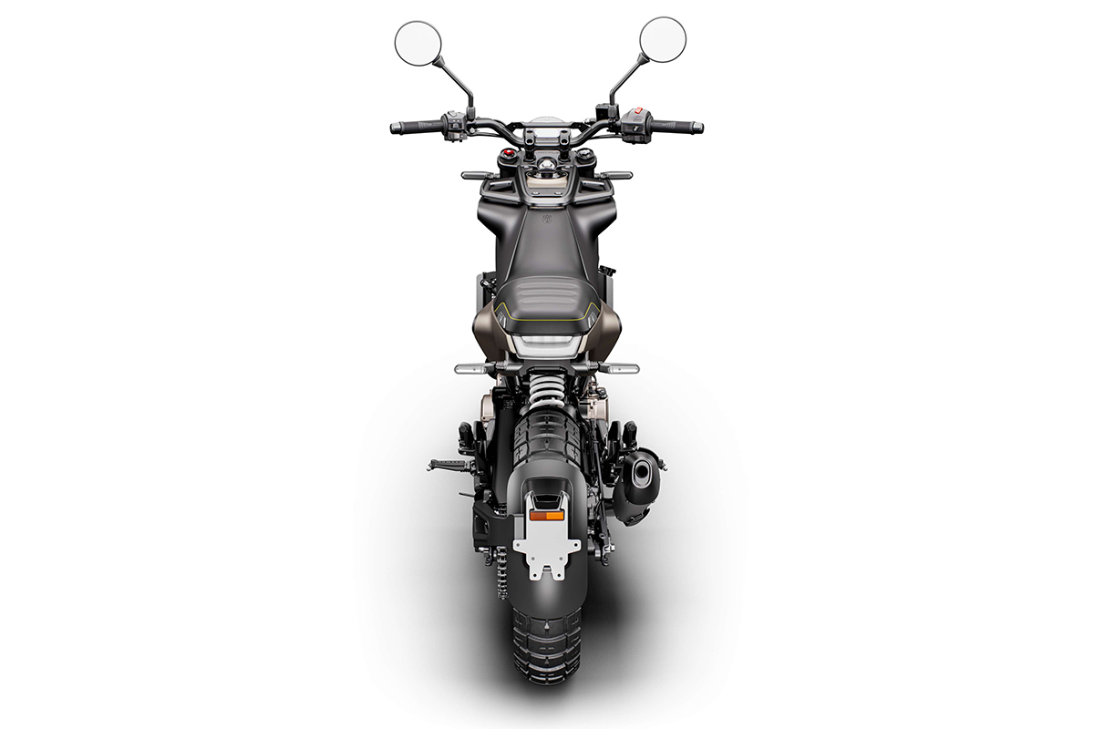 La nueva Husqvarna Svartpilen 401 2022 vista desde arriba