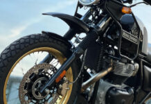 La Royal Enfield Interlayan cuenta con unas suspensiones renovadas