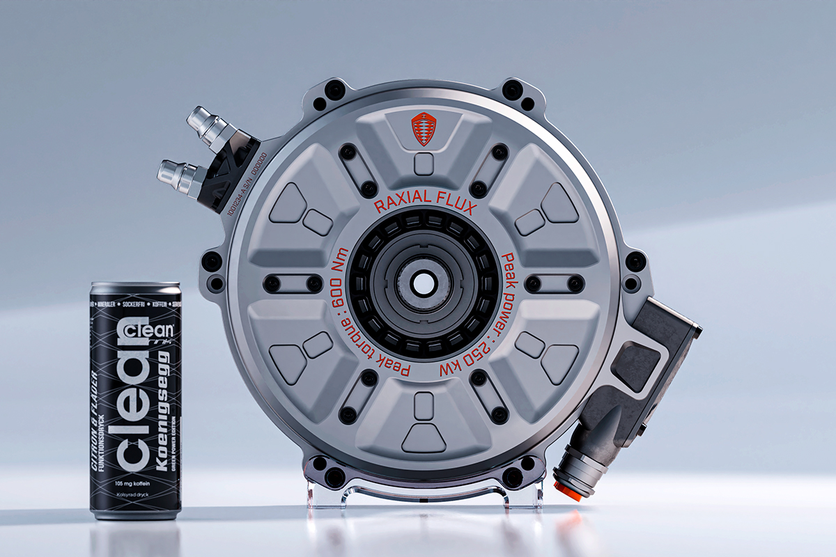 Quark, el nuevo motor eléctrico de Koenigsegg tiene un peso de apenas 30 kilos