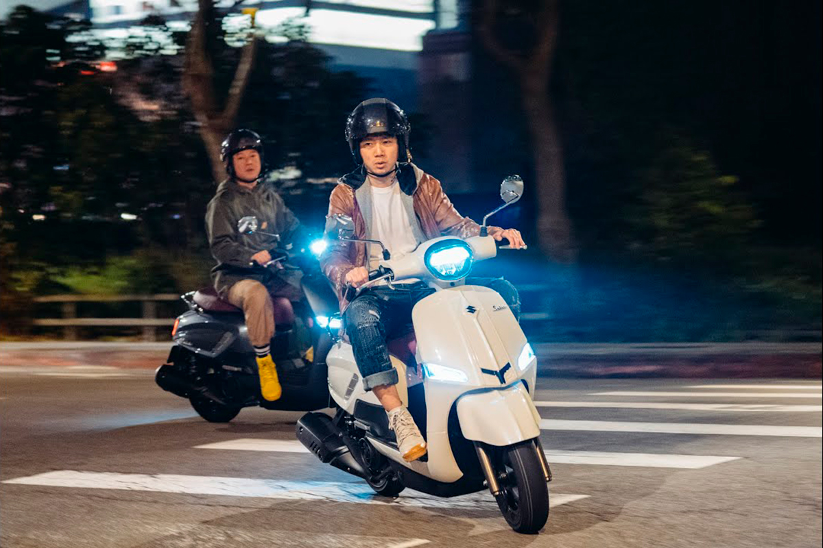 El nuevo scooter Suzuki Saluto es muy popular en Taiwán