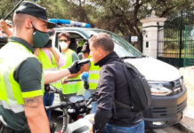 Un test de alcoholemia realizado a un motero