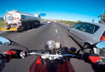 Tener una visión general de todo el entorno es primordial para evitar accidentes en moto