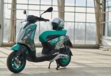 Piaggio 1 Feng Chen Wang con motor eléctrico