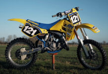 La Suzuki RM 125 es de 1991 y está restaurada