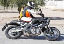 Husqvarna Svartpilen 401 lado del escape