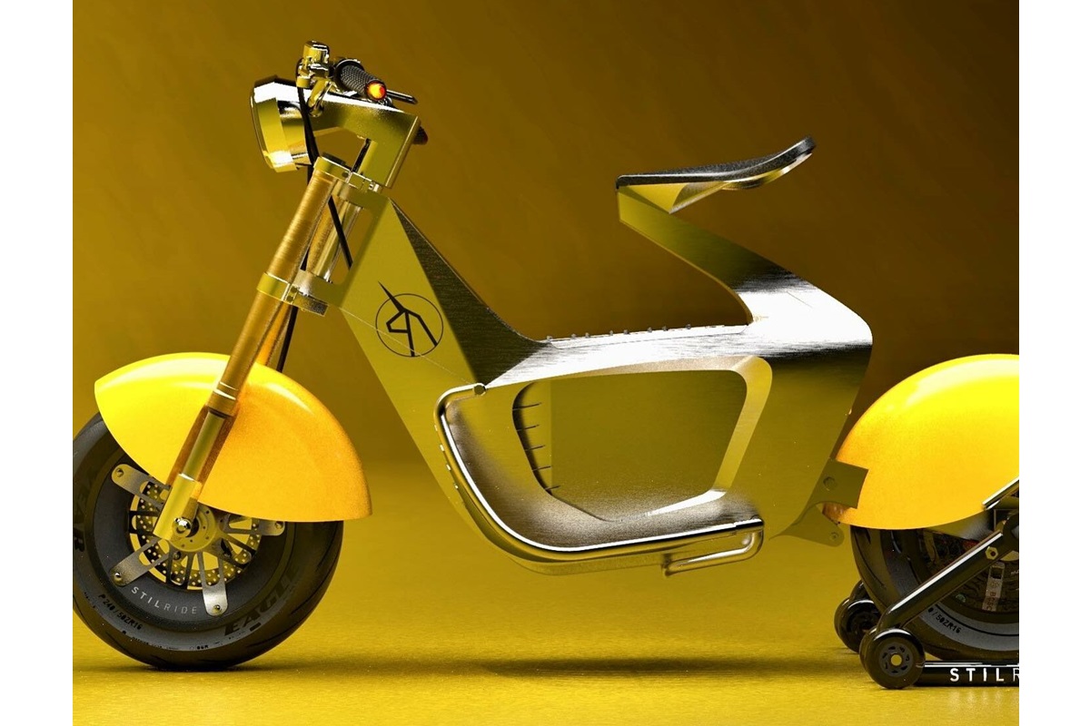 Es un scooter eléctrico