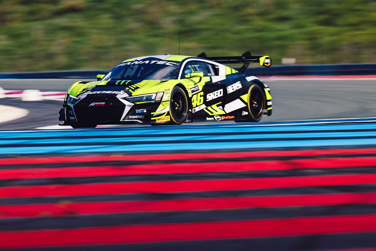 Rossi rodando en Paul Ricard