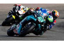 Morbidelli en carrera de MotoGP