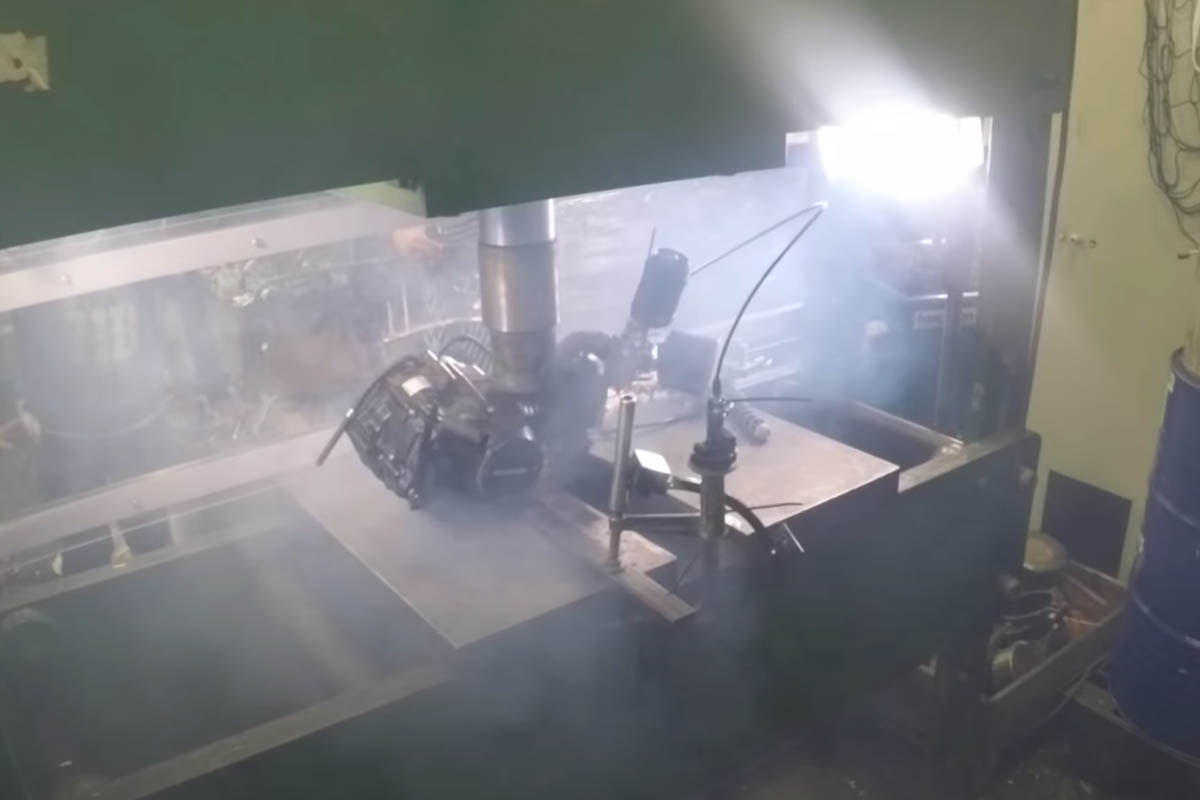 El humo es una de las partes más espectaculares del proceso