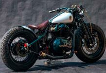 La Royal Enfield bobber customizada por Rajputana Customs en India luce impresionante