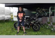 Scott Wilkins y la Kawasaki Ninja H2 R