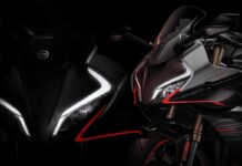 Frontal de la nueva CFMoto 450SR
