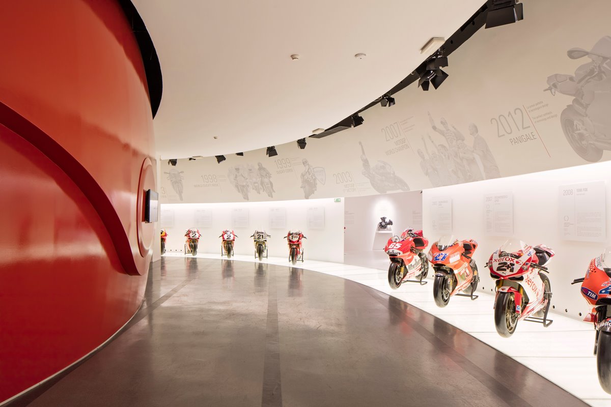 Ducati Museum Racing Room