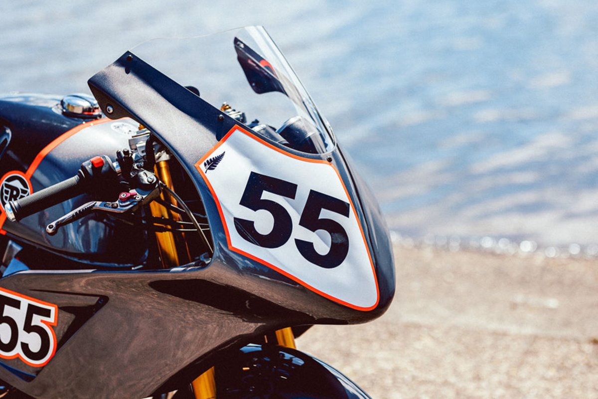 El frontal ha sido diseñado por Royal Motorcycles