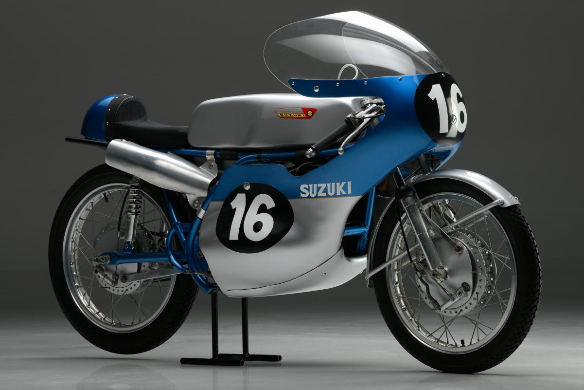 Suzuki RT 67 de 1962 con la que pilotó Ernst Degner y se hizo con el mundial de 50cc