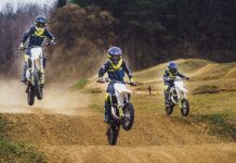 Husqvarna TC85, TC65 y TC50 en acción