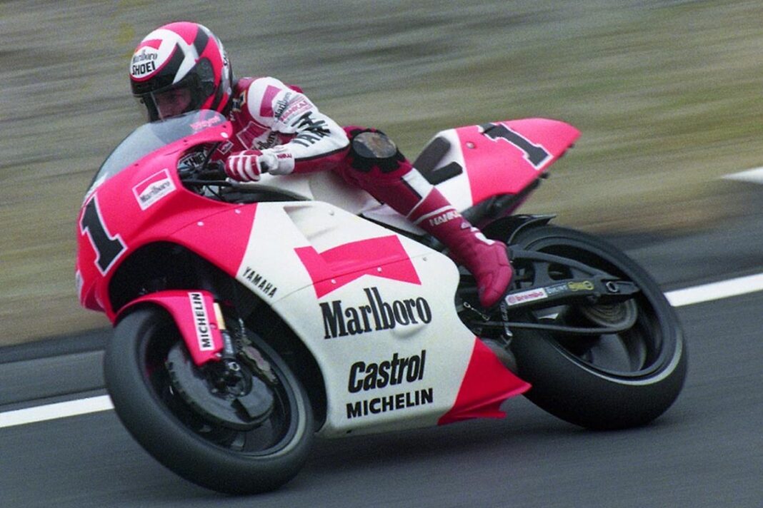 Wayne Rainey, en el GP de Japón de 1992