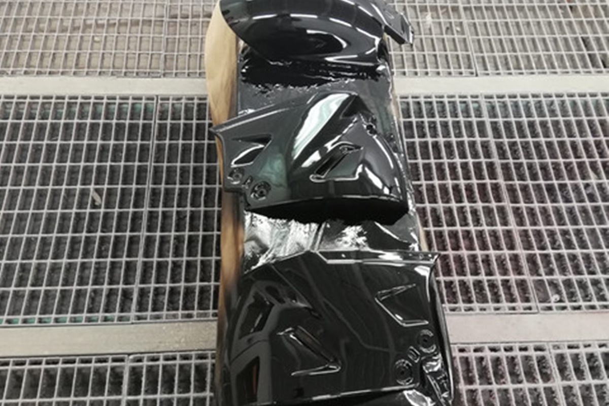 Fibras en cabina de pintura