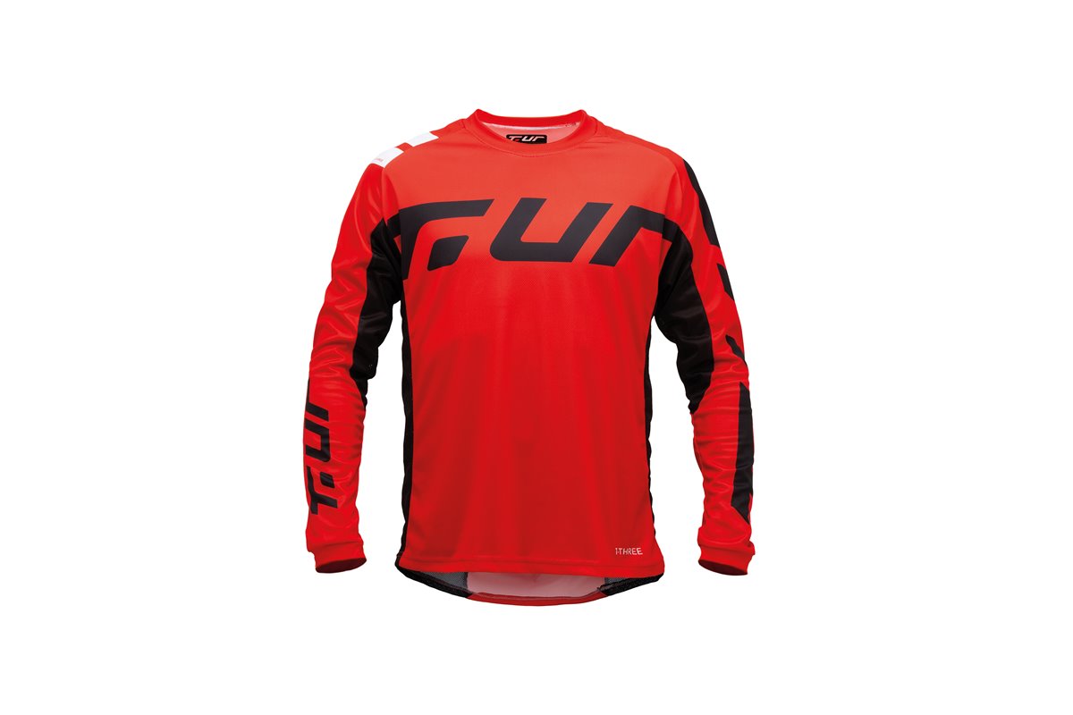 Camiseta T.ur Three rojo/blanco