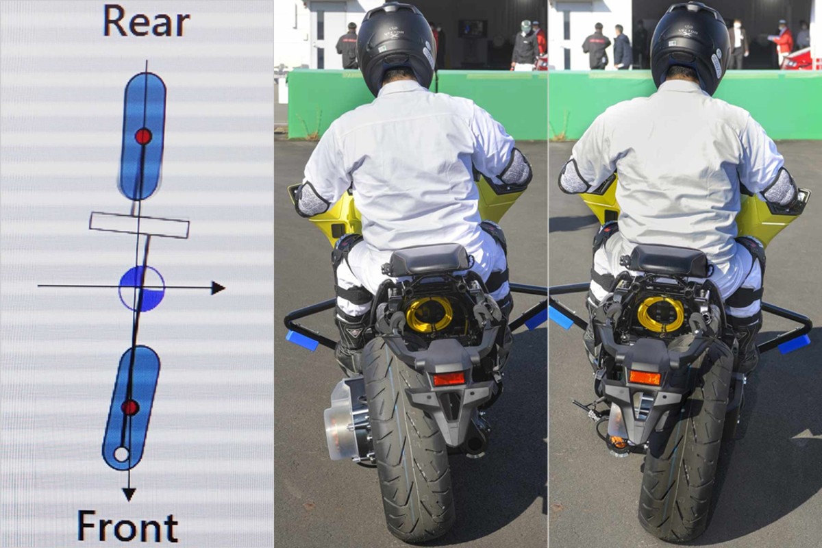 Simulador de conducción de moto Honda Riding Trainer
