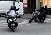 Los ladrones se dan a la fuga